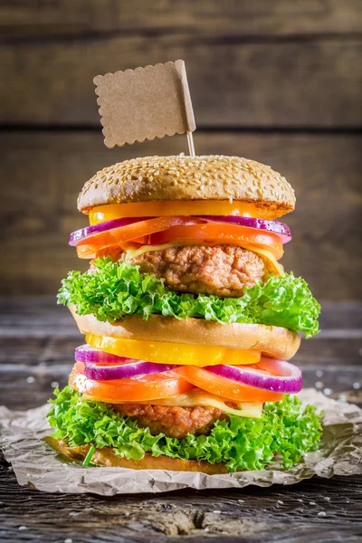  Double Decker Burger